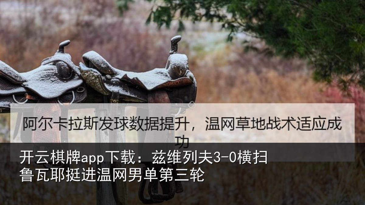 开云棋牌app下载:兹维列夫3-0横扫鲁瓦相关情况三轮
